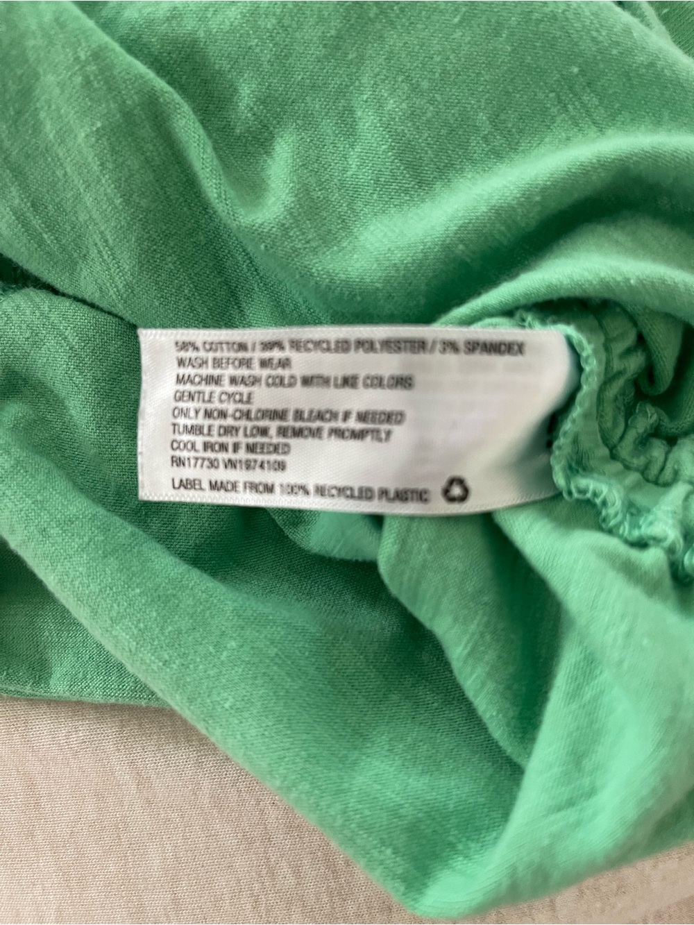 Universal Thread Green Ruched Front Tank Top Medium - Picture 5 of 5